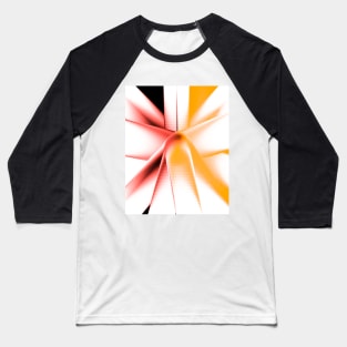 white, yellow, red and black Baseball T-Shirt